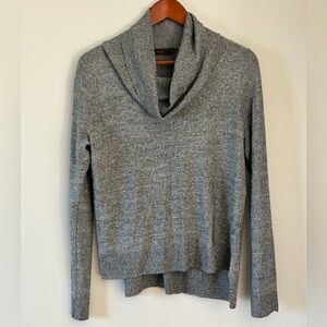 The Limited Heather Gray Cowl Neck Sweater Medium